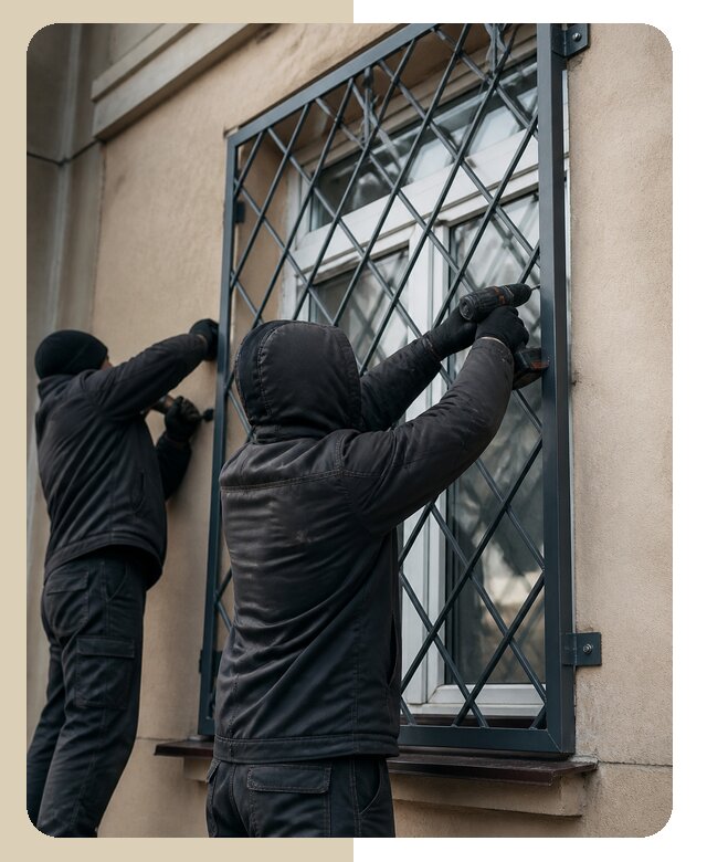 Установка антивандальных решеток на окна в Саратове